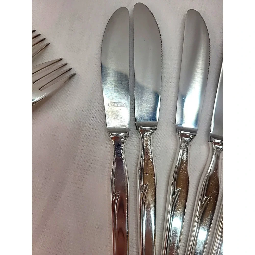Silber Flock 90 German Silverplate Flatware 35 pcs‎